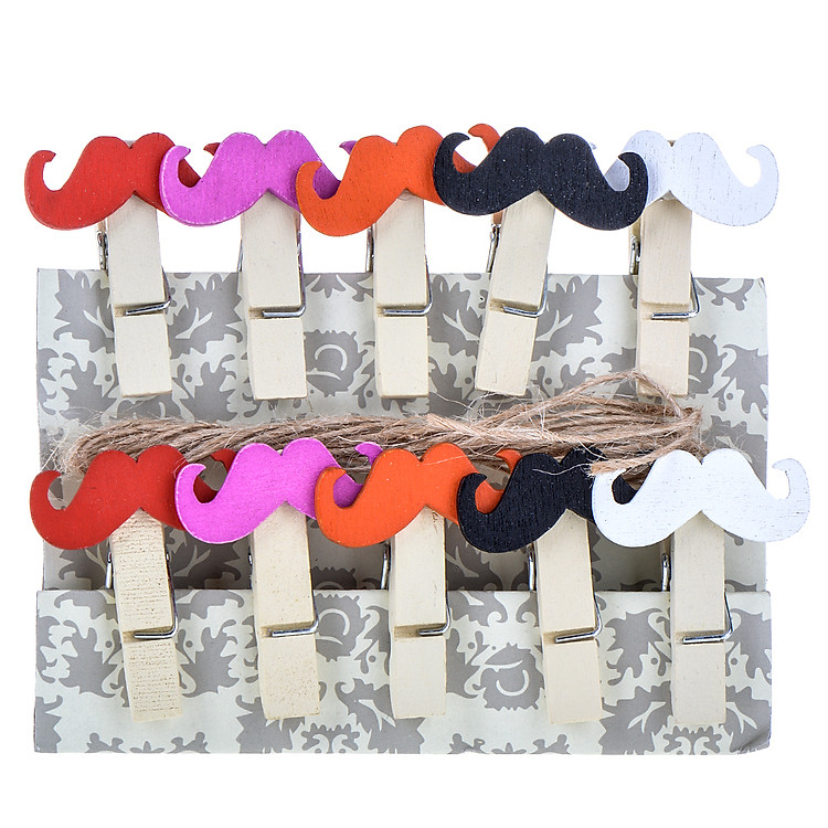 Bộ Kẹp Ảnh Gỗ - Râu