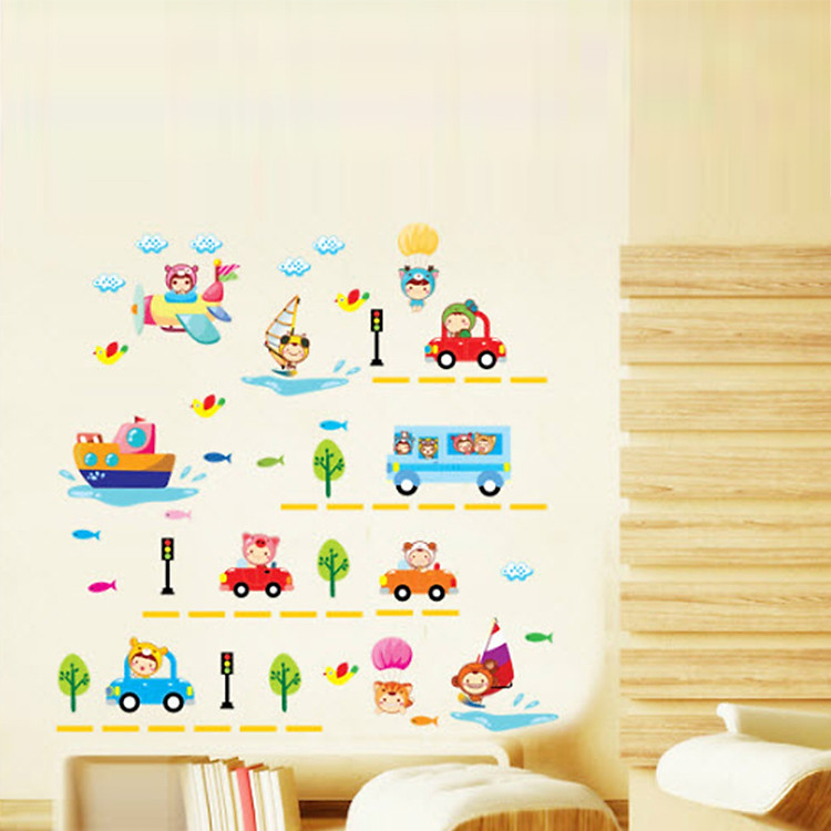 Decal Phương Tiện Giao Thông 1 Lala Shop DC032 (70 x 50 cm)