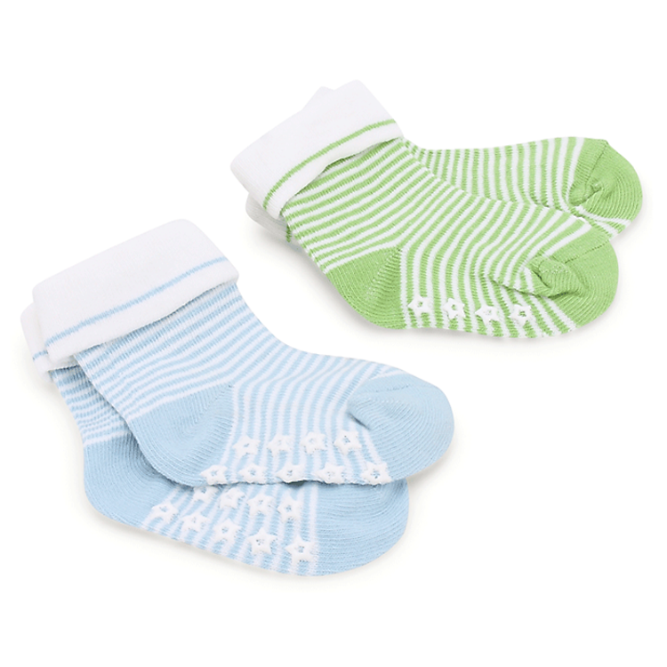 Set 2 Đôi Vớ Cho Bé Tolly Joy 37582D – Xanh Dương - Xanh Lá