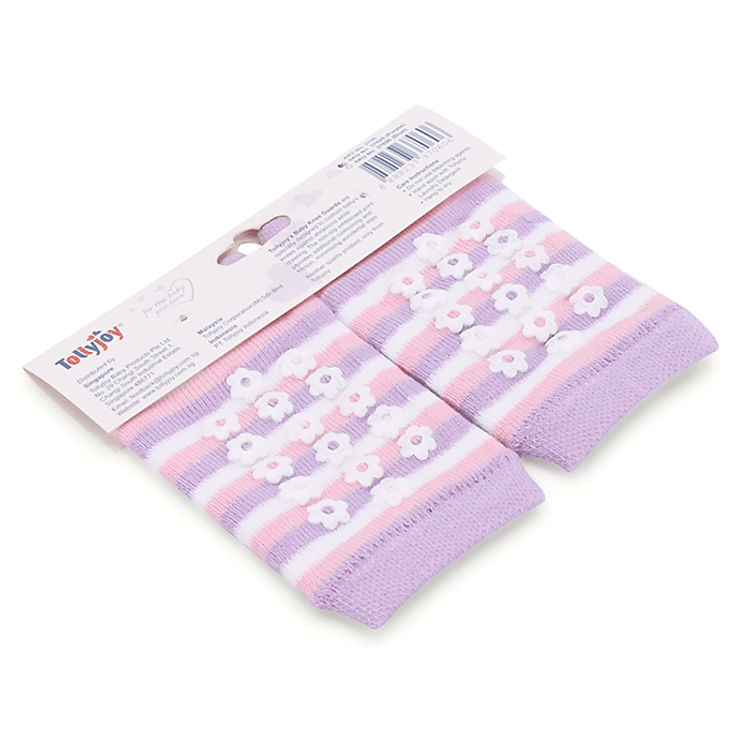 Vớ Lót Bảo Vệ Đầu Gối Tolly Joy 37620 Sọc Hồng Tím