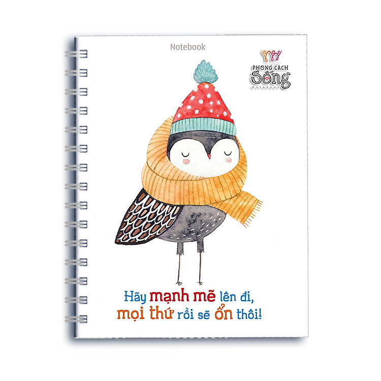 Sổ Lò Xo Notebook - Hãy Mạnh Mẽ Lên Đi