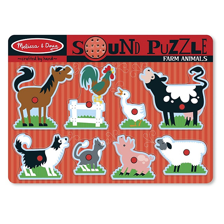 Bộ Xếp Hình Mô Phỏng Tiếng Vật Nuôi Melissa & Doug - MB726