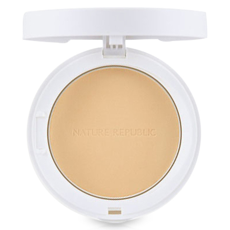 Phấn Nén Nature Republic Mandarin Essential Moist Pact SPF30 PA+++ 23 Natural Beige