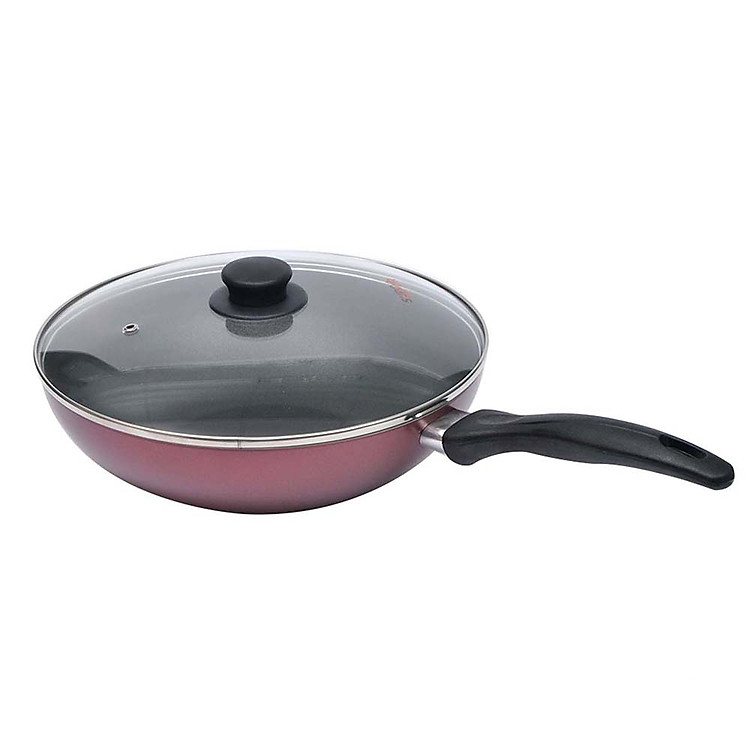 Chảo Sâu Chống Dính Có Nắp Supor 28 cm - F09A28