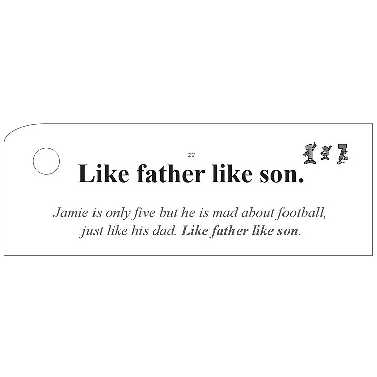 Flashcard IDIOMS - High Quality (09B)