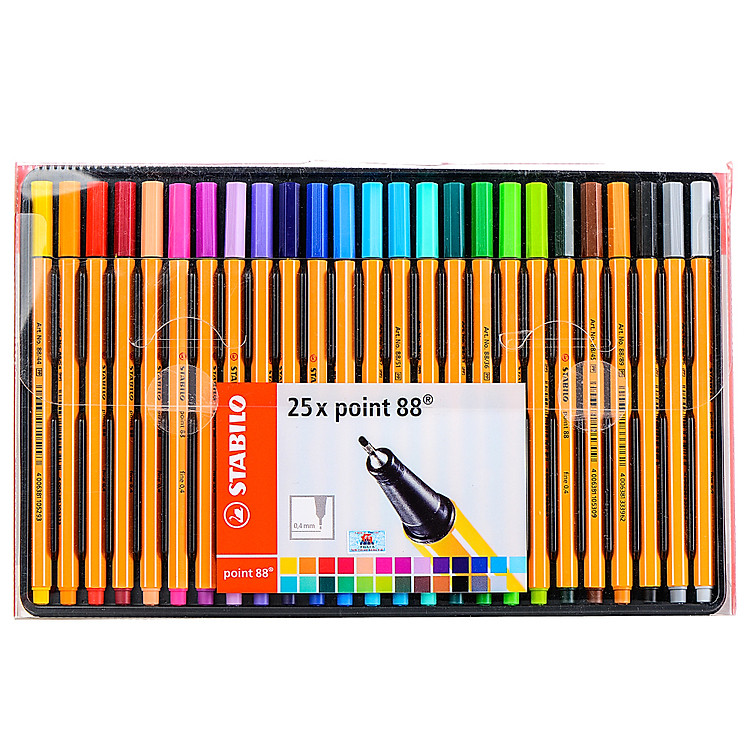 Bộ Bút Kỹ Thuật Stabilo Point-88 PT8825C