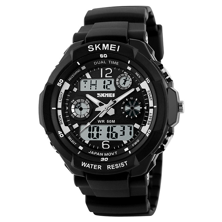 Đồng Hồ Bé Trai Dây Plastic SKMEI S-SHOCK 0931 - Trắng