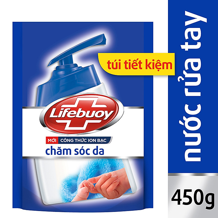 Nước Rửa Tay Lifebuoy Chăm Sóc Da 21165430 (450g)