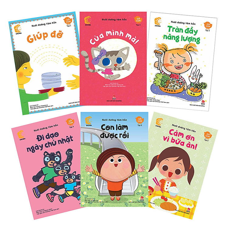 Sách Nuôi Dưỡng Tâm Hồn - Gà Con (Hộp 6 Cuốn)