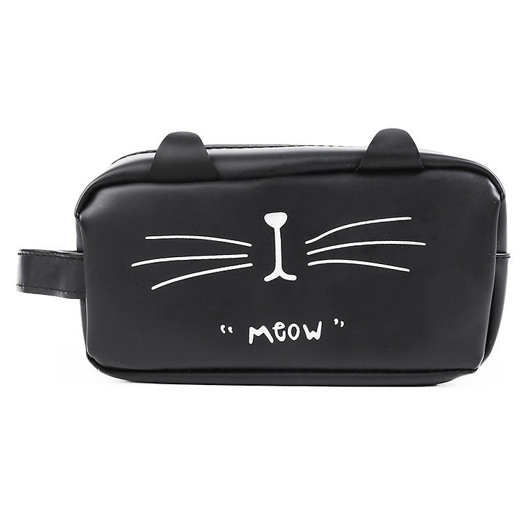 Bóp Viết Silicon Mèo Đen - Meow