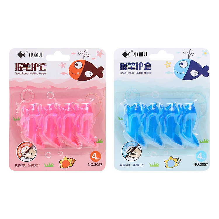 Bộ Kẹp Luyện Chữ và Đệm Tay Cầm Bút Little Fish 3057 (2 bộ)