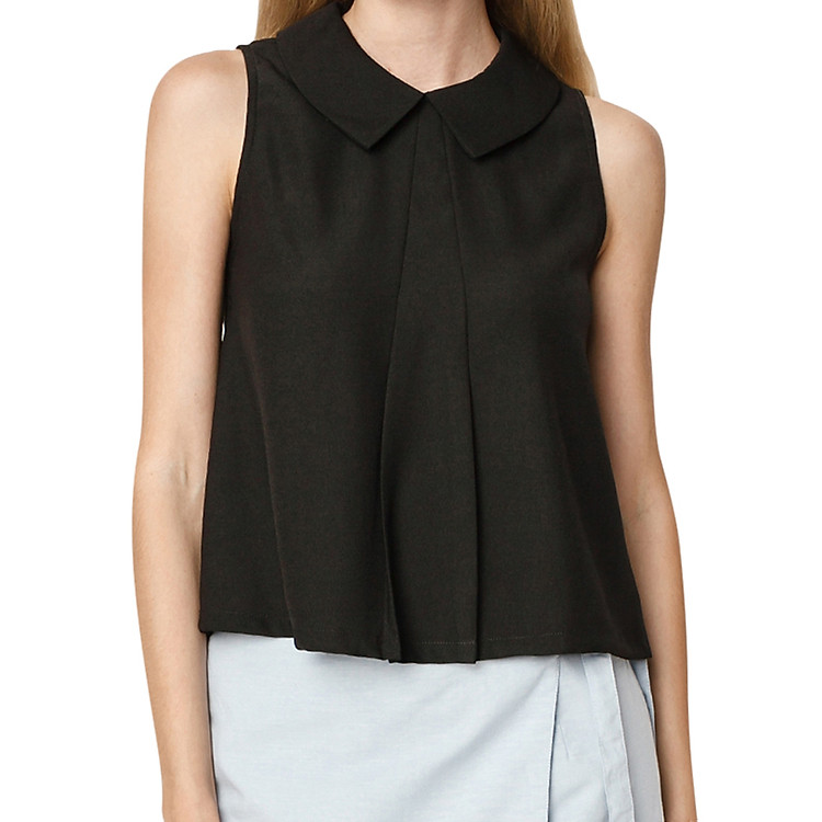 Áo Sát Nách Nữ Flowy Top (BA) MINTBasic MBB21425BA - Đen