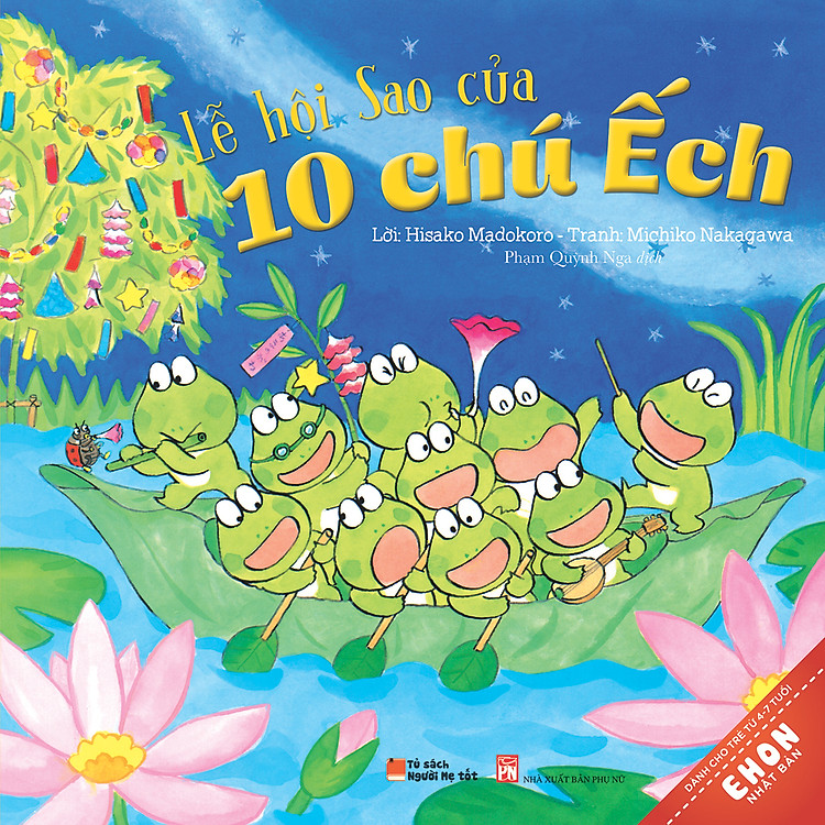 Truyện Ehon Nhật Bản - Lễ Hội Sao Của 10 Chú Ếch