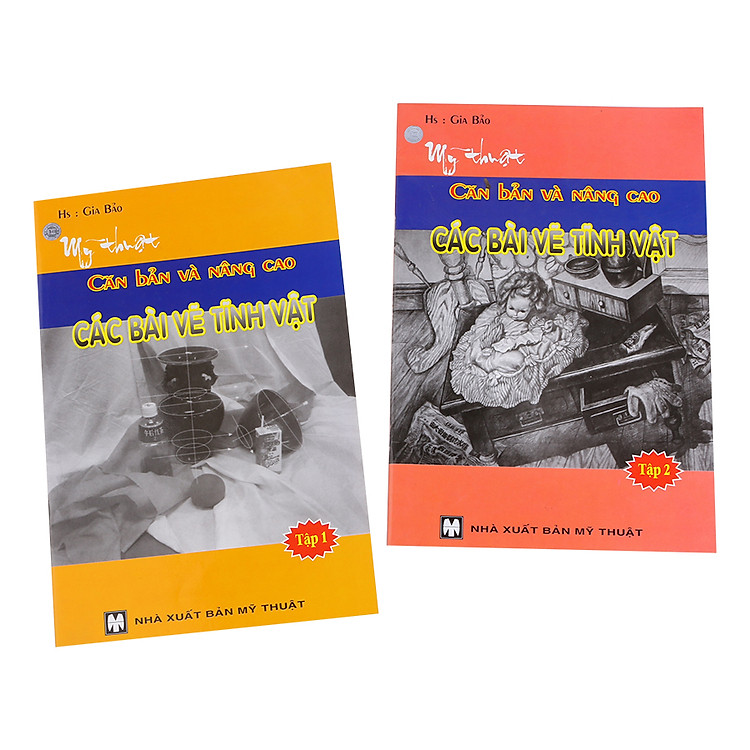 Sách Bộ Mỹ Thuật Căn Bản Và Nâng Cao Các Bài Vẽ Tĩnh Vật (2 Cuốn)