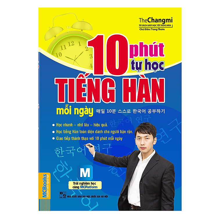 Sách 10 Phút Tự Học Tiếng Hàn Mỗi Ngày