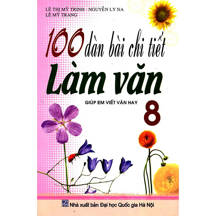 Sách 100 Dàn Bài Chi Tiết Làm Văn Lớp 8