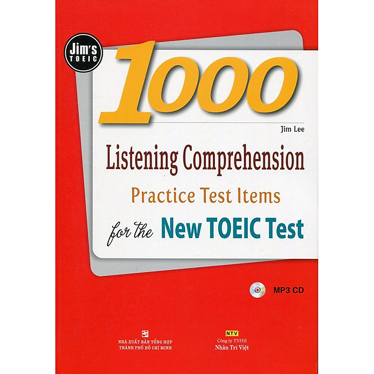 Sách 1000 Listening Comprehension Practice Test Items for the New Toeic Test (Kèm file MP3) - Tái Bản 2016