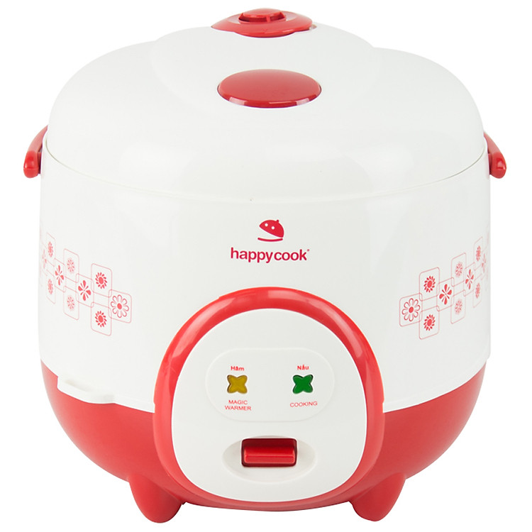 Nồi Cơm Điện HappyCook HC-180A - Đỏ - Hàng chính hãng