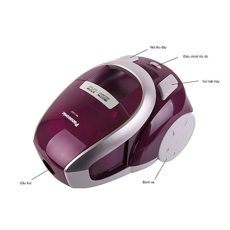 Máy Hút Bụi Panasonic PAHB-MC-CL453RN46 - Hàng chính hãng
