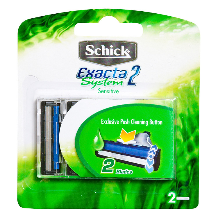 Vỉ 2 Lưỡi Dao Cạo Schick Execta2 System - 100270791 - 4891228410056
