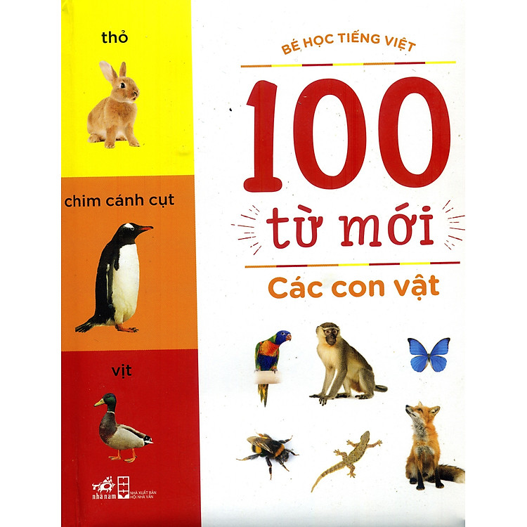 Sách 100 Từ Mới - Các Con Vật