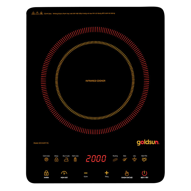Bếp Hồng Ngoại Goldsun ECC-GHY116 - Hàng chính hãng