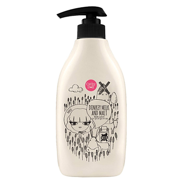 Sữa Dưỡng Thể Trắng Da Sữa La & Mạch Nha Cathy Doll Donkey Milk & Malt Body Lotion (450ml)