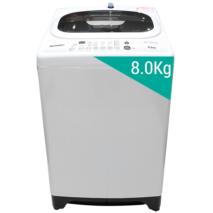 Máy Giặt Cửa Trên SHARP ES-S800EV -W DL070031 (8kg) - Hàng Chính Hãng