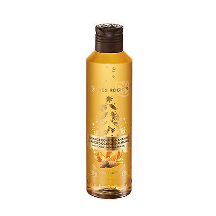 Gel Tắm Cam Và Hạnh Nhân Yves Rocher Candied Orange & Almond Shower Gel (200ml) - Y111816