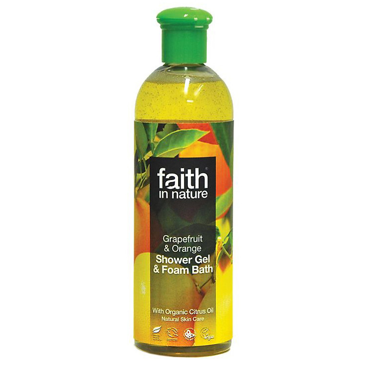 Gel Tắm Làm Trắng Vitamin E Từ Cam Và Bưởi Faith In Nature 10GR (400ml)