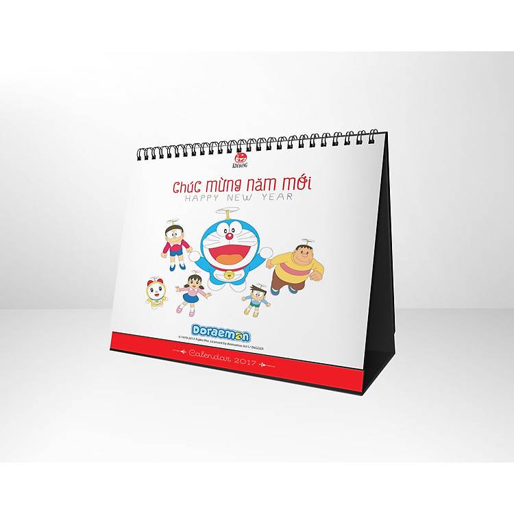 Lịch Bàn Doraemon 2017