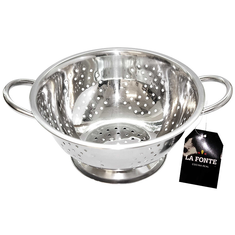 Rổ Inox Có Quai 28cm La Fonte 11101-28