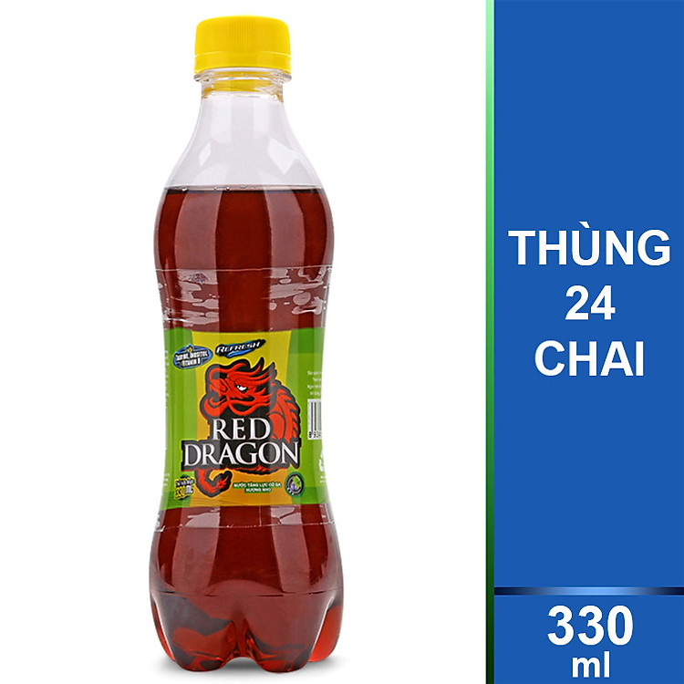 Thùng 24 Chai Rồng Đỏ Hương Nho 330ml