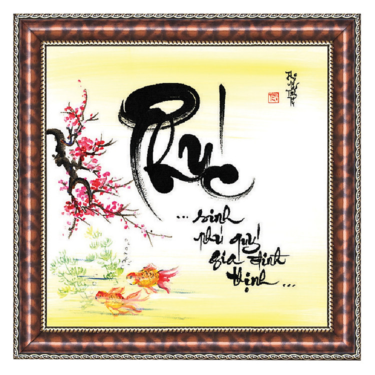 Tranh Thư Pháp Chữ Phúc Thế Giới Tranh Đẹp