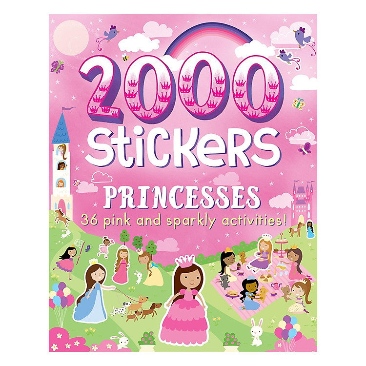 Sách 2000 Stickers Princesses