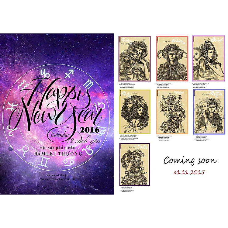 Lịch 12 Chòm Sao 2016