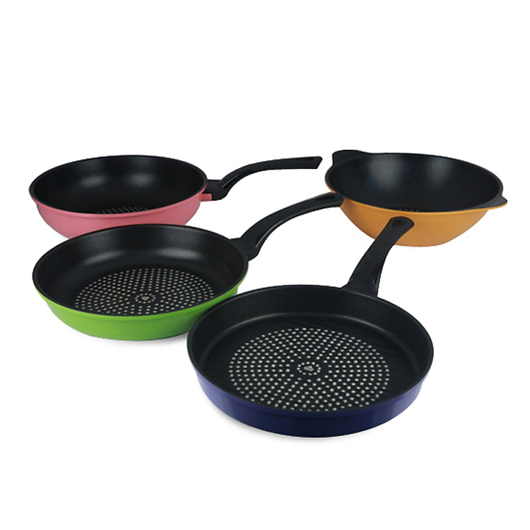 Bộ Nồi Chảo Chống Dính Nhiều Màu ILO (KR) – 2000318