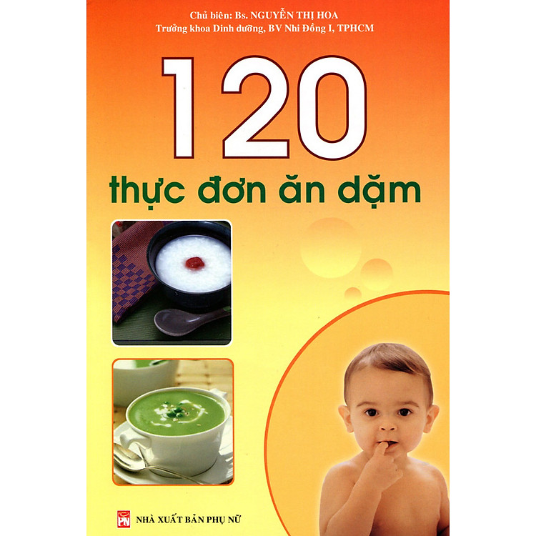 Sách 120 Thực Đơn Ăn Dặm Cho Trẻ