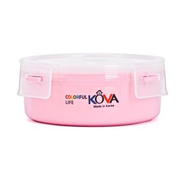Hộp Đựng Thực Phẩm Tròn Kova Colorful Life 430ml