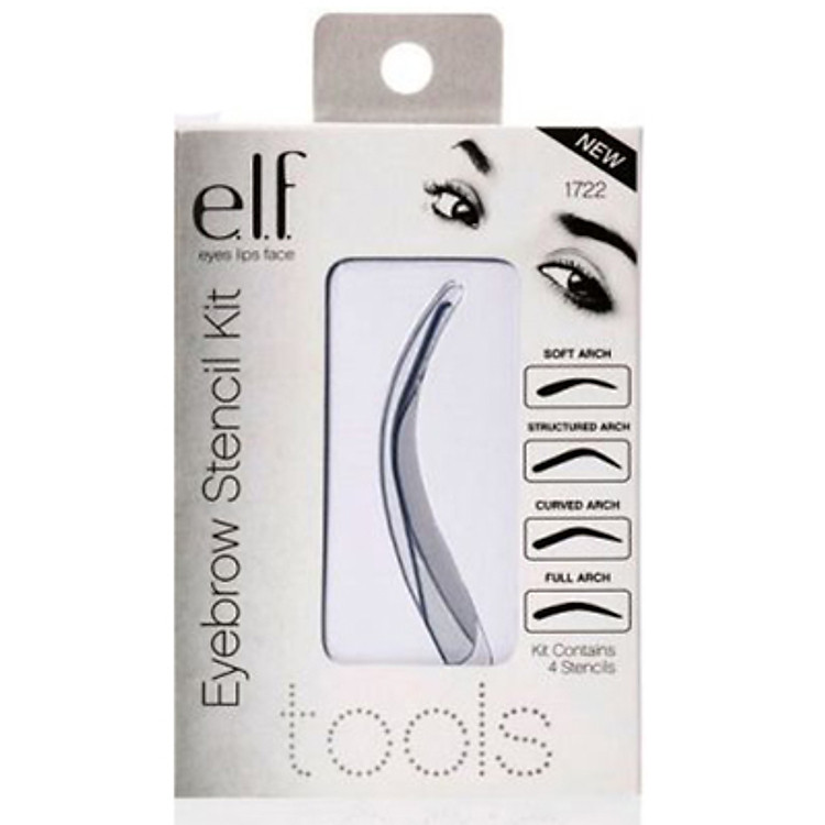 Dụng Cụ Hỗ Trợ Vẽ Chân Mày E.L.F. Essential Eyebrow Stencil Kit - 1722