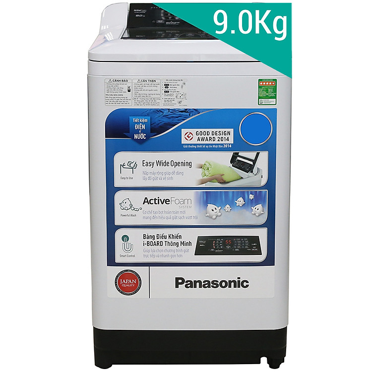 Máy Giặt Cửa Trên Panasonic NA-F90A1WRV (9Kg) - Hàng Chính Hãng