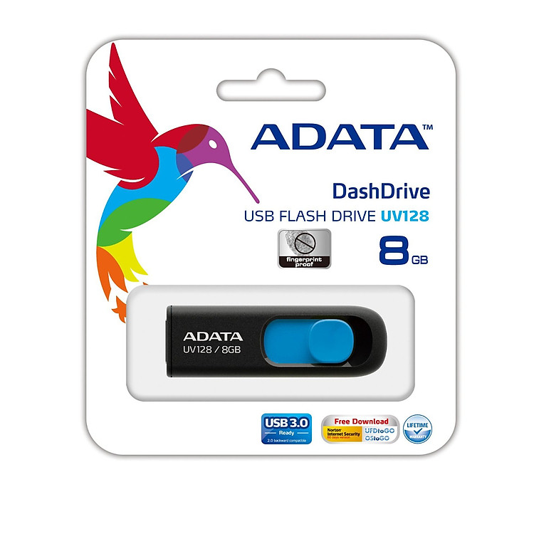 USB ADATA UV128 8GB - 3.0 - Hàng Chính Hãng