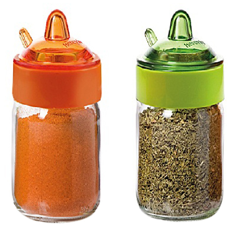 Bộ 2 Lọ Gia Vị Herevin 131505 200ml (Nhiều Màu)