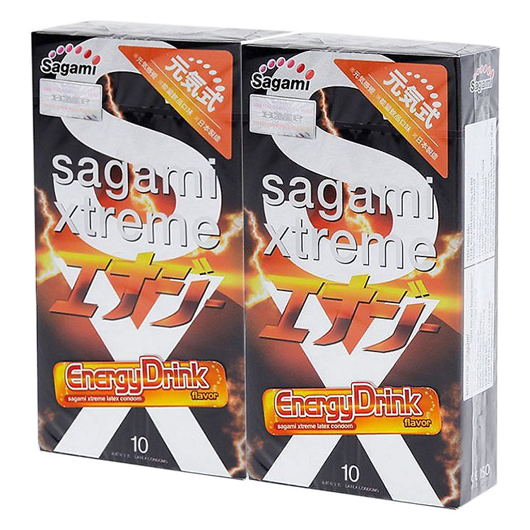 Combo 2 Hộp Bao Cao Su Sagami Xtreme Energy - Hộp 10 Bao