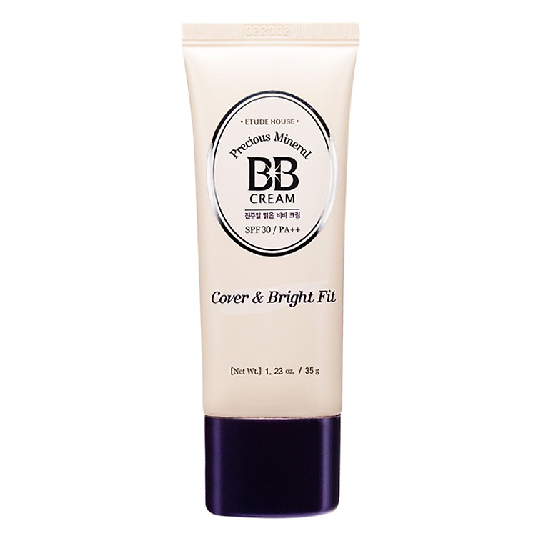 Kem Bb Trang Điểm Etude House Precious Mineral Bb Cream SPF30/PA++ Cover & Bright Fit (35g)