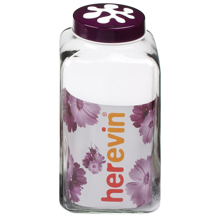 Hũ Thủy Tinh Vuông HEREVIN - 137001 - 5000ml