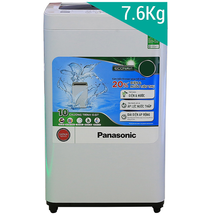 Máy Giặt Cửa Trên Panasonic NA-F76VG7WRV (7.6Kg) - Hàng Chính Hãng