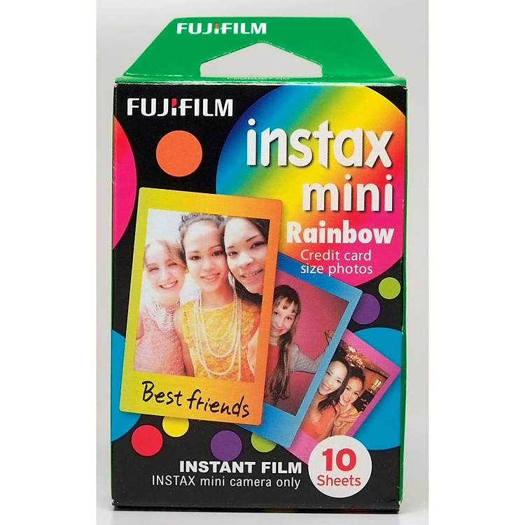 Hộp Film Fujifilm Mini 10 Tấm Nhiều Màu