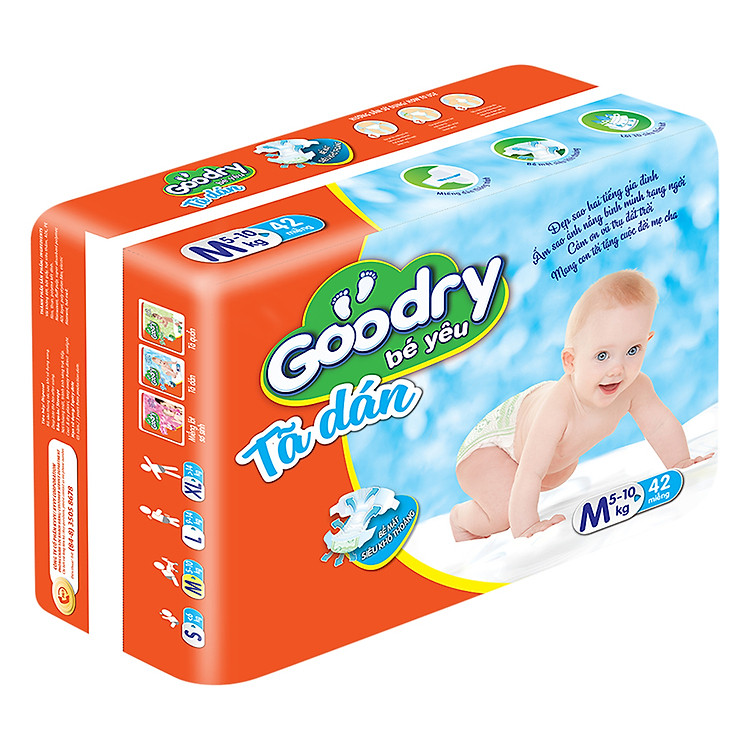 Tã Dán Goodry DGDM42NM M42 (42 Miếng)
