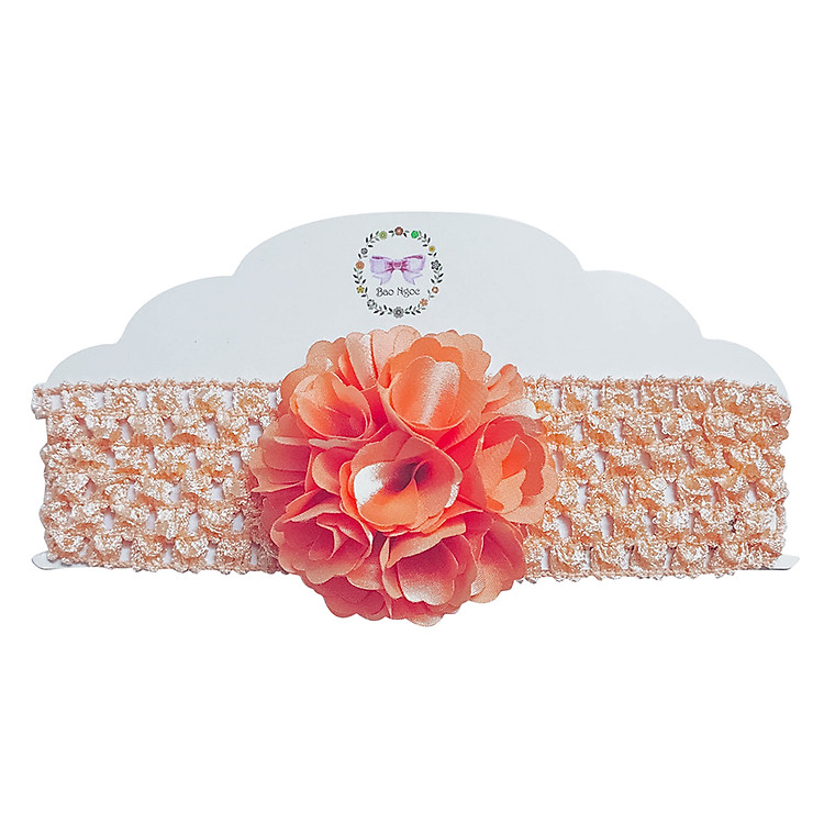 Băng Đô Đính Hoa Bảo Ngọc BN-2017-27 - Cam